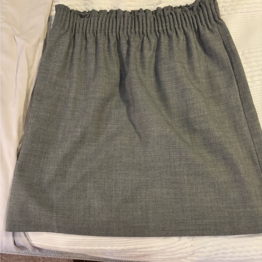 J. Crew Charcoal Mini Skirt